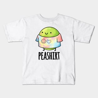 Pea Shirt Funny Veggie Pea TShirt Pun Kids T-Shirt